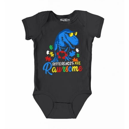 Shop4Ever Differences are Rawrsome Autism Baby s Bodysuit Infant Cotton Romper 6 Months Black
Shop4Ever Differences are Rawrsome Autism Baby s Bodysuit Infant Cotton Romper 6 Months Black