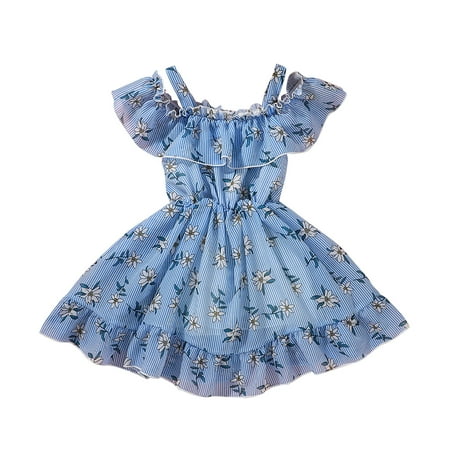 QWERTYU Infant Baby Toddler Child Children Kids Short Sleeve Ruffle Dresses Off Shoulder Summer Dress Floral Sundress for Girls 9M-6Y 110
QWERTYU Infant Baby Toddler Child Children Kids Short Sleeve Ruffle Dresses Off Shoulder Summer Dress Floral Sundress for Girls 9M-6Y 110