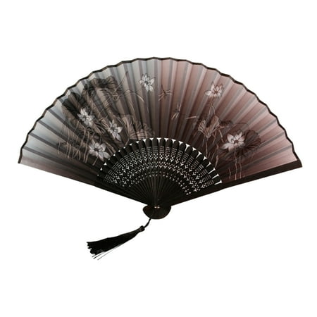 Farfi Chinese Fan Floral Print One Piece Strong Flexibility No Burr Decorate Faux Silk Unique Gift Bamboo Folding Fan for Festival (Type F)
Farfi Chinese Fan Floral Print One Piece Strong Flexibility No Burr Decorate Faux Silk Unique Gift Bamboo Folding Fan for Festival (Type F)