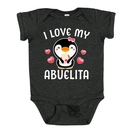 Inktastic I Love My Abuelita with Cute Penguin and Hearts Gift Baby Girl Bodysuit
Inktastic I Love My Abuelita with Cute Penguin and Hearts Gift Baby Girl Bodysuit