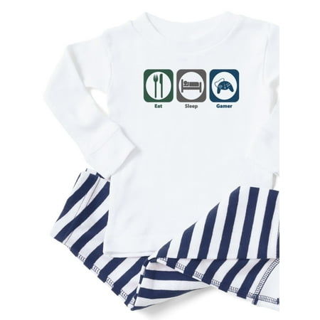 CafePress - Eat Sleep Gamer - Toddler Long Sleeve Pajama set