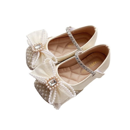 Woobling Kids Dress Shoes Bow Mary Jane Sandals Ankle Strap Flats School Princess Shoe Casual Magic Tape Lightweight Beige 5C
Woobling Kids Dress Shoes Bow Mary Jane Sandals Ankle Strap Flats School Princess Shoe Casual Magic Tape Lightweight Beige 5C