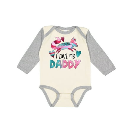 Inktastic I Love My Daddy Pink and Blue Fox with Hearts Boys or Girls Long Sleeve Baby Bodysuit
Inktastic I Love My Daddy Pink and Blue Fox with Hearts Boys or Girls Long Sleeve Baby Bodysuit