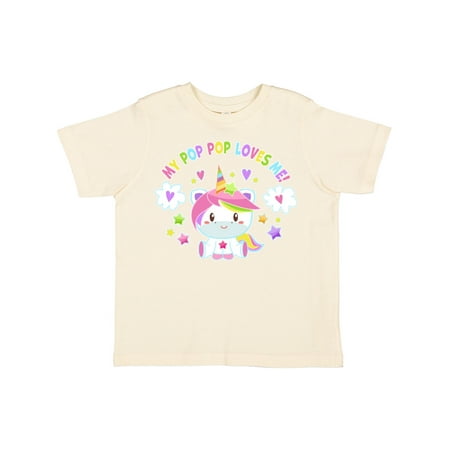 Inktastic My Pop Pop Loves Me with Cute Rainbow Unicorn Gift Toddler Boy or Toddler Girl T-Shirt
Inktastic My Pop Pop Loves Me with Cute Rainbow Unicorn Gift Toddler Boy or Toddler Girl T-Shirt