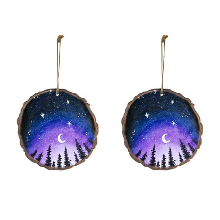 OKBOP Christmas Ornaments Lovely Christmas Round Wooden Hanging Night Scenery Printed Pendant
OKBOP Christmas Ornaments Lovely Christmas Round Wooden Hanging Night Scenery Printed Pendant