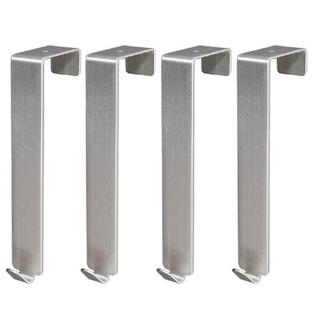 TRINGKY 4 Pieces Stainless Steel Over Door Hook with No Perforation and No Trace High Quality Hanging Hooks for Hats/ Handbags
TRINGKY 4 Pieces Stainless Steel Over Door Hook with No Perforation and No Trace High Quality Hanging Hooks for Hats/ Handbags