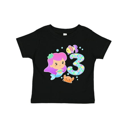 Inktastic Third Birthday Mermaid with Fish and Crab Gift Toddler Toddler Girl T-Shirt
Inktastic Third Birthday Mermaid with Fish and Crab Gift Toddler Toddler Girl T-Shirt