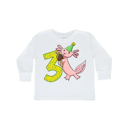 Inktastic 3rd Birthday Axolotl with Ice Cream Gift Toddler Boy or Toddler Girl Long Sleeve T-Shirt
Inktastic 3rd Birthday Axolotl with Ice Cream Gift Toddler Boy or Toddler Girl Long Sleeve T-Shirt