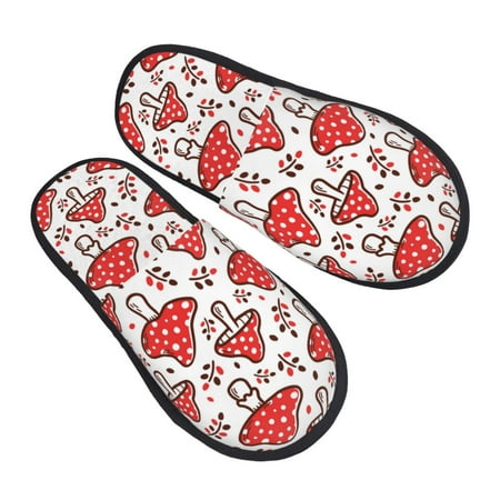 Kdxio Amanita Red Mushroom Pattern Slippers for Women Memory Foam Fuzzy House Slippers Bedroom Non-slip Warm Womens Slippers
Kdxio Amanita Red Mushroom Pattern Slippers for Women Memory Foam Fuzzy House Slippers Bedroom Non-slip Warm Womens Slippers