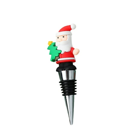 Leak-proof Christmas Wine Stopper Food Grade Creative Cartoon Fresh-keeping Santa Claus Wine Bottle Plug Party Supplies
Leak-proof Christmas Wine Stopper Food Grade Creative Cartoon Fresh-keeping Santa Claus Wine Bottle Plug Party Supplies