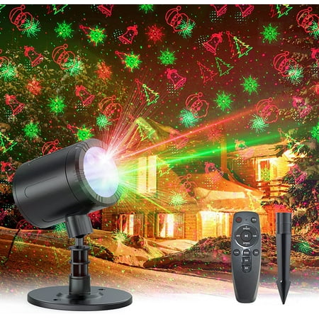 Christmas Projector Lights Outdoor Waterproof Christmas Lights Projector with Remote Control Landscape Spotlight Red and Green Star Show for Holiday Xmas Party Garden House Bedroom
Christmas Projector Lights Outdoor Waterproof Christmas Lights Projector with Remote Control Landscape Spotlight Red and Green Star Show for Holiday Xmas Party Garden House Bedroom