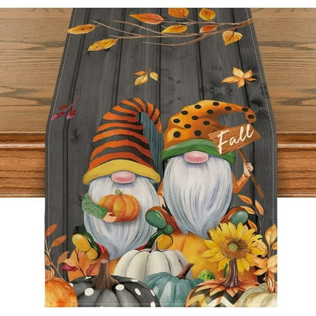 Fall Table Runner Decor Pumpkins Eucalyptus Leaves Autumn Thanksgiving Kitchen Dining Table Decoration for Home Party Decor 13x72 Inch
Fall Table Runner Decor Pumpkins Eucalyptus Leaves Autumn Thanksgiving Kitchen Dining Table Decoration for Home Party Decor 13x72 Inch