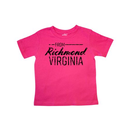Inktastic From Richmond Virginia in Black Distressed Text Gift Toddler Boy or Toddler Girl T-Shirt
Inktastic From Richmond Virginia in Black Distressed Text Gift Toddler Boy or Toddler Girl T-Shirt