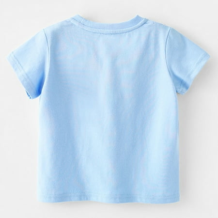 Cathalem Youth Shirt Toddler Kids Girls Boys Cartoon 3D Prints Loose Tops Soft Short Sleeve T Shirt Tee Toddler Top Boys Shirt Light Blue 6 Years
Cathalem Youth Shirt Toddler Kids Girls Boys Cartoon 3D Prints Loose Tops Soft Short Sleeve T Shirt Tee Toddler Top Boys Shirt Light Blue 6 Years