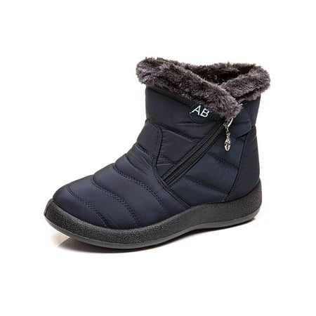 Womens Snow Boots Waterproof Winter Boots Wide Width Winter Shoes Anti-slip & Keeps Feet Warm