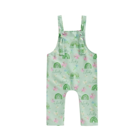 Baby Overalls Shamrock Print Suspender Pants Summer Holiday Clothes for Girls Boys
Baby Overalls Shamrock Print Suspender Pants Summer Holiday Clothes for Girls Boys