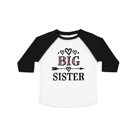 Inktastic Big Sister Announcement Gift Toddler Toddler Girl T-Shirt