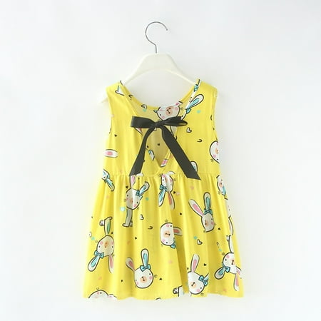 THE WILD Girls Dresses Kawaii Ruffled Sunflower Print Floral O-Neck Sleeveless Midi Prom Dress Yellow
THE WILD Girls Dresses Kawaii Ruffled Sunflower Print Floral O-Neck Sleeveless Midi Prom Dress Yellow