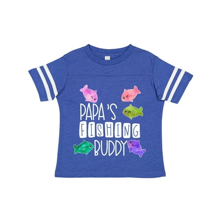 Inktastic Papa s Fishing Buddy with Colorful Fish Gift Toddler Boy or Toddler Girl T-Shirt
Inktastic Papa s Fishing Buddy with Colorful Fish Gift Toddler Boy or Toddler Girl T-Shirt