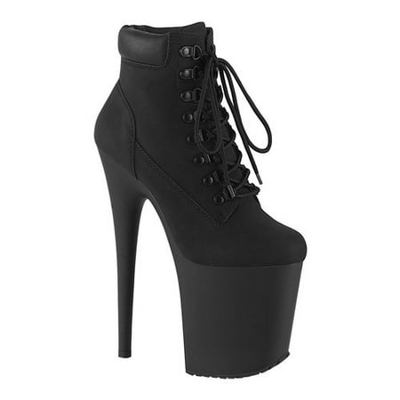 Women s Pleaser Flamingo 800TL-02 Heeled Ankle Bootie