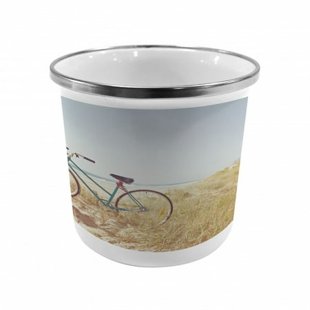Vintage Steel Camping Mug Old Guitard a Vintage Bike Standing in the Beach Vacation Enjoy Summer Photo Art Printed Thermal Cup for Camping and Outdoor Activities by Ambesonne
Vintage Steel Camping Mug Old Guitard a Vintage Bike Standing in the Beach Vacation Enjoy Summer Photo Art Printed Thermal Cup for Camping and Outdoor Activities by Ambesonne