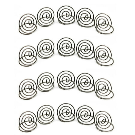 Vervmczn 20 Pcs Stainless Steel Round Shape Card Holder Circle Stereo Note Pad Table Number Holders Clips(Silver)
Vervmczn 20 Pcs Stainless Steel Round Shape Card Holder Circle Stereo Note Pad Table Number Holders Clips(Silver)