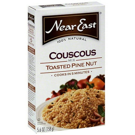 Near East Toasted Pine Nut Couscous Mix, 5.6 oz (Pack of 12)