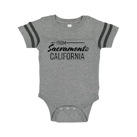 Inktastic From Sacramento California in Black Distressed Text Gift Baby Boy or Baby Girl Bodysuit
Inktastic From Sacramento California in Black Distressed Text Gift Baby Boy or Baby Girl Bodysuit