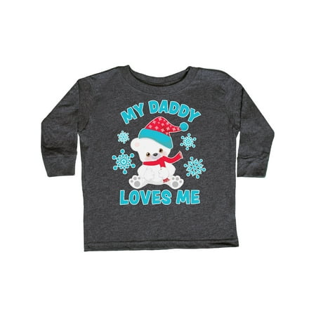 Inktastic Polar Bear My Daddy Loves Me in Santa Hat with Snowflakes Gift Toddler Boy or Toddler Girl Long Sleeve T-Shirt
Inktastic Polar Bear My Daddy Loves Me in Santa Hat with Snowflakes Gift Toddler Boy or Toddler Girl Long Sleeve T-Shirt