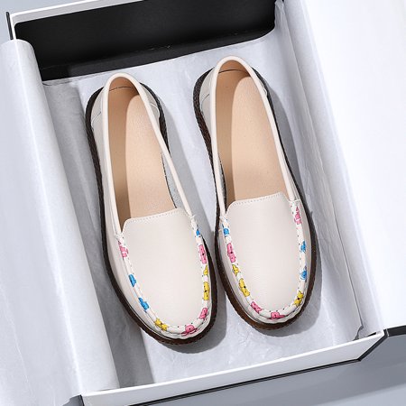 Women‘s Slip-on Loafers Round Toe Solid Color Flat Casual Shoes Women‘s Lightweight Comfy Footwear
Women‘s Slip-on Loafers Round Toe Solid Color Flat Casual Shoes Women‘s Lightweight Comfy Footwear