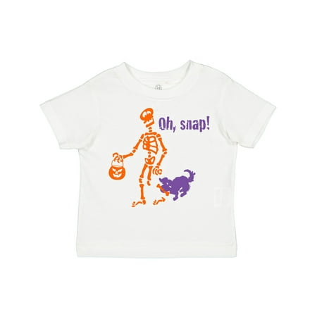 Inktastic Oh Snap Skeleton Gift Toddler Boy or Toddler Girl T-Shirt