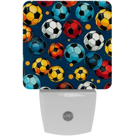 Football LED Square Night Lights- Modern and Energy Efficient Bedside Lamps for a Soothing Atmosphere - Set of 2
Football LED Square Night Lights- Modern and Energy Efficient Bedside Lamps for a Soothing Atmosphere - Set of 2
