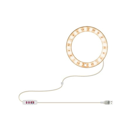 Xewsqmlo 5pcs Angel Ring Plant Light Sunlight Phytolamp USB Nursery Lamp (One for One)
Xewsqmlo 5pcs Angel Ring Plant Light Sunlight Phytolamp USB Nursery Lamp (One for One)