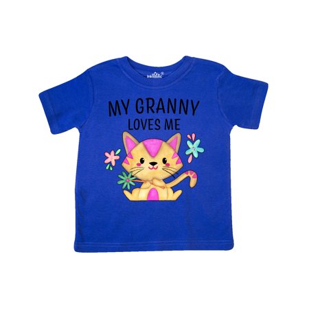 Inktastic My Granny Loves Me with Cute Kitten and Flowers Gift Toddler Boy or Toddler Girl T-Shirt
Inktastic My Granny Loves Me with Cute Kitten and Flowers Gift Toddler Boy or Toddler Girl T-Shirt