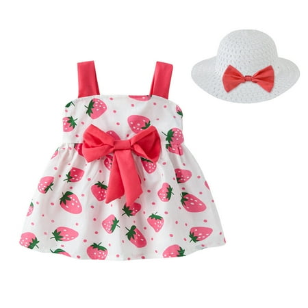 EHTMSAK Infant Baby Toddler Children Girl Clothing Set Bow Summer Outfits Floral and Set Short Sleeve with Sun Hat Hot Pink 6M-4Y 80
EHTMSAK Infant Baby Toddler Children Girl Clothing Set Bow Summer Outfits Floral and Set Short Sleeve with Sun Hat Hot Pink 6M-4Y 80