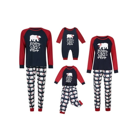 Qiylii Family Match Pajamas Set Christmas Cartoon Bear Tops+Pants/Jumpsuit Sleepwear Sleepsuit
Qiylii Family Match Pajamas Set Christmas Cartoon Bear Tops+Pants/Jumpsuit Sleepwear Sleepsuit
