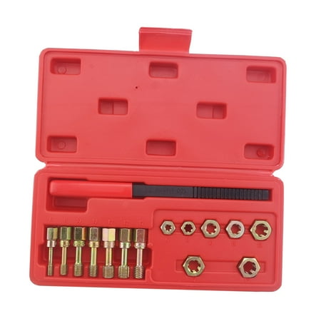 Aibecy 15Pcs Rethread Reapir Tools Kit Metric Thread File Metric Rethreader Taps & Dies
Aibecy 15Pcs Rethread Reapir Tools Kit Metric Thread File Metric Rethreader Taps & Dies