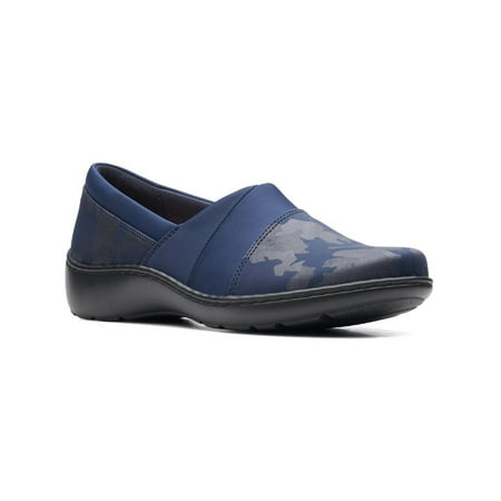 Clarks Womens Cora Heather Camouflage Slip On Flats