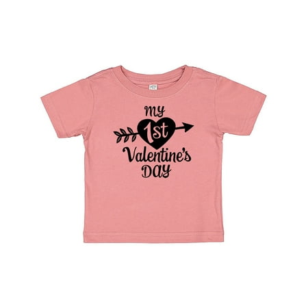Inktastic My First Valentine s Day with Black Heart and Arrow Gift Baby Boy or Baby Girl T-Shirt
Inktastic My First Valentine s Day with Black Heart and Arrow Gift Baby Boy or Baby Girl T-Shirt