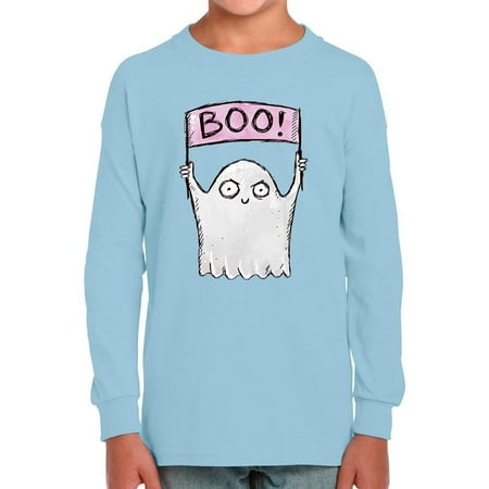 Boo! Funny Ghost W Sign Long Sleeve Toddler -Image by Shutterstock 4 Toddler
Boo! Funny Ghost W Sign Long Sleeve Toddler -Image by Shutterstock 4 Toddler
