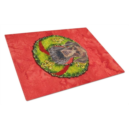 Carolines Treasures SC9088LCB German Shorthaired Pointer Christmas Wreath Glass Cutting Board Large 12H x 16W
Carolines Treasures SC9088LCB German Shorthaired Pointer Christmas Wreath Glass Cutting Board Large 12H x 16W