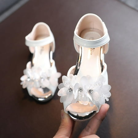 Flash Pick of the day Children Girls Sandals Princess Open-toed Soft Bottom Pearl Beaded Flowers Shoes White Sandals For Kids Size 10 M
Flash Pick of the day Children Girls Sandals Princess Open-toed Soft Bottom Pearl Beaded Flowers Shoes White Sandals For Kids Size 10 M