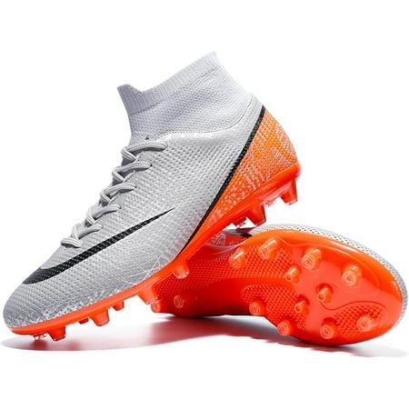 Mens Soccer Cleats Outdoor Lightweight High-Top Training Boots Ground Athletic Football Boots Soccer Shoes for Men/Women
Mens Soccer Cleats Outdoor Lightweight High-Top Training Boots Ground Athletic Football Boots Soccer Shoes for Men/Women