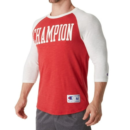 Men's Champion T1234 Heritage Baseball Slub Vintage T-Shirt