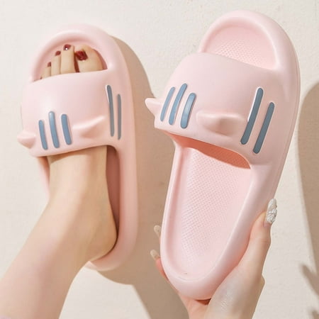 Ecqkame Cloud Slippers for Women and Men Clearance Womens Mens Cartoon Slippers Super Soft Breathable Anti-Slip Bedroom Home Slippers Pink 39-40
Ecqkame Cloud Slippers for Women and Men Clearance Womens Mens Cartoon Slippers Super Soft Breathable Anti-Slip Bedroom Home Slippers Pink 39-40