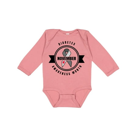 Inktastic Diabetes Awareness Month November Gift Baby Boy or Baby Girl Long Sleeve Bodysuit
Inktastic Diabetes Awareness Month November Gift Baby Boy or Baby Girl Long Sleeve Bodysuit