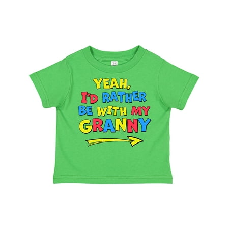 Inktastic Yeah I d Rather Be with My Granny in Red Yellow and Blue Gift Toddler Boy or Toddler Girl T-Shirt
Inktastic Yeah I d Rather Be with My Granny in Red Yellow and Blue Gift Toddler Boy or Toddler Girl T-Shirt