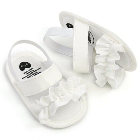 Esho Summer Infant Baby Girls Sandals Newborn PU Leather Casual Ruffled Flats Walking Shoes 0-18M
Esho Summer Infant Baby Girls Sandals Newborn PU Leather Casual Ruffled Flats Walking Shoes 0-18M