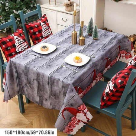 Christmas Tablecloth Xmas Winter Farmhouse Tablecloth Snowflake Decorations for Banquet Party 59 x 71 Inch
Christmas Tablecloth Xmas Winter Farmhouse Tablecloth Snowflake Decorations for Banquet Party 59 x 71 Inch