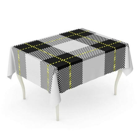 SIDONKU British Black and White Tartan Plaid Printing Pattern for Checkered Clan Culture Fab He Tablecloth Table Desk Cover Home Party Decor 60x120 inch
SIDONKU British Black and White Tartan Plaid Printing Pattern for Checkered Clan Culture Fab He Tablecloth Table Desk Cover Home Party Decor 60x120 inch